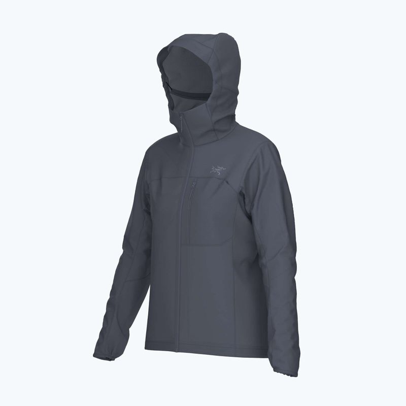 Куртка вітрозахисна жіноча Arcteryx Squamish Hoody dark stratus 3