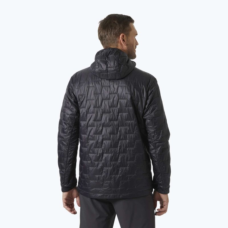 Куртка гібридна чоловіча Helly Hansen Lifaloft Hooded Insulator black matte 2
