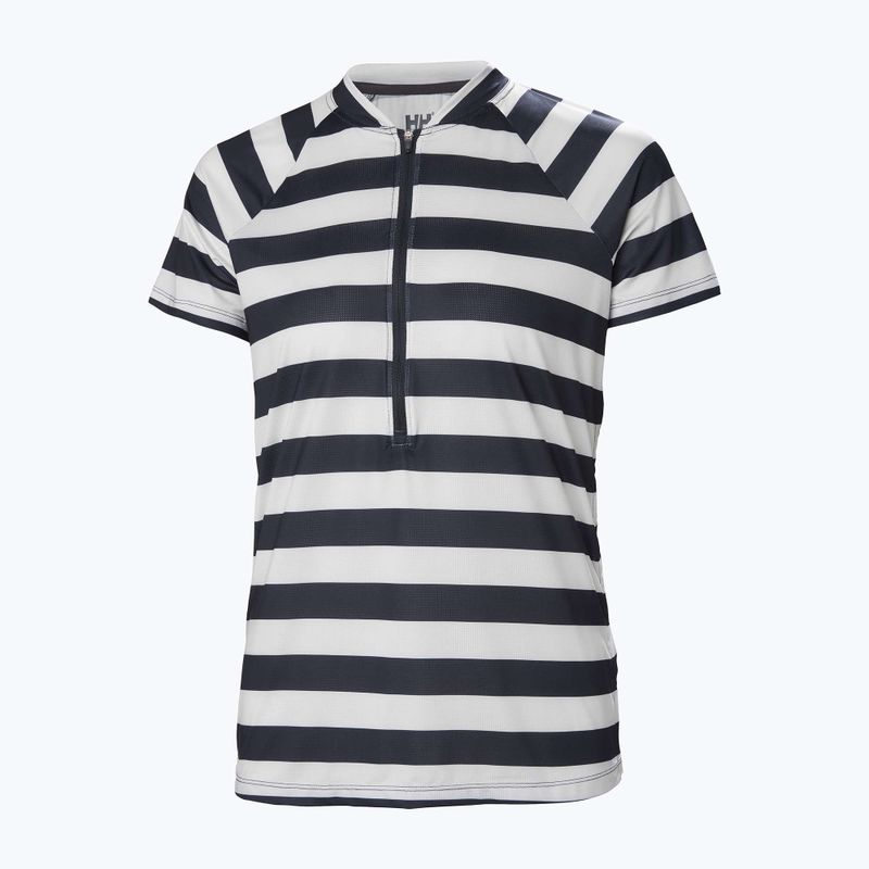 Жіноча футболка Helly Hansen Siren 1/2 Zip темно-синя смужка 5