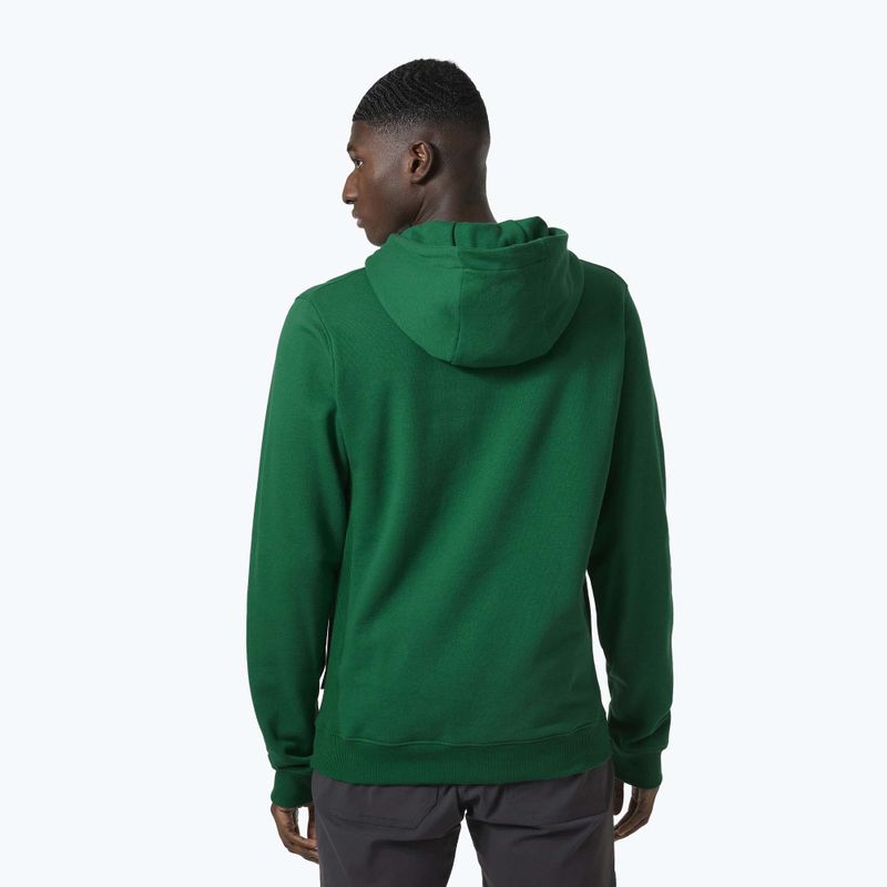 Чоловічий трекінговий світшот Helly Hansen F2F Organic Cotton Hoodie малахітовий 2