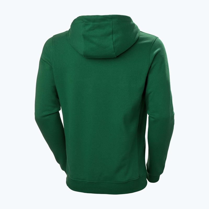 Чоловічий трекінговий світшот Helly Hansen F2F Organic Cotton Hoodie малахітовий 5