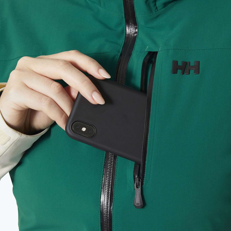Куртка гірсько-лижна жіноча Helly Hansen Alphelia emerald snow 3