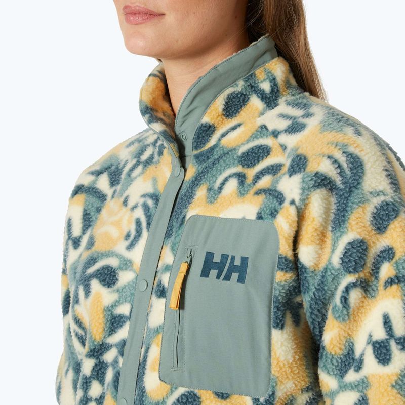 Жіночий світшот Helly Hansen Imperial з принтом з ворсом пісочний брюс aop 3