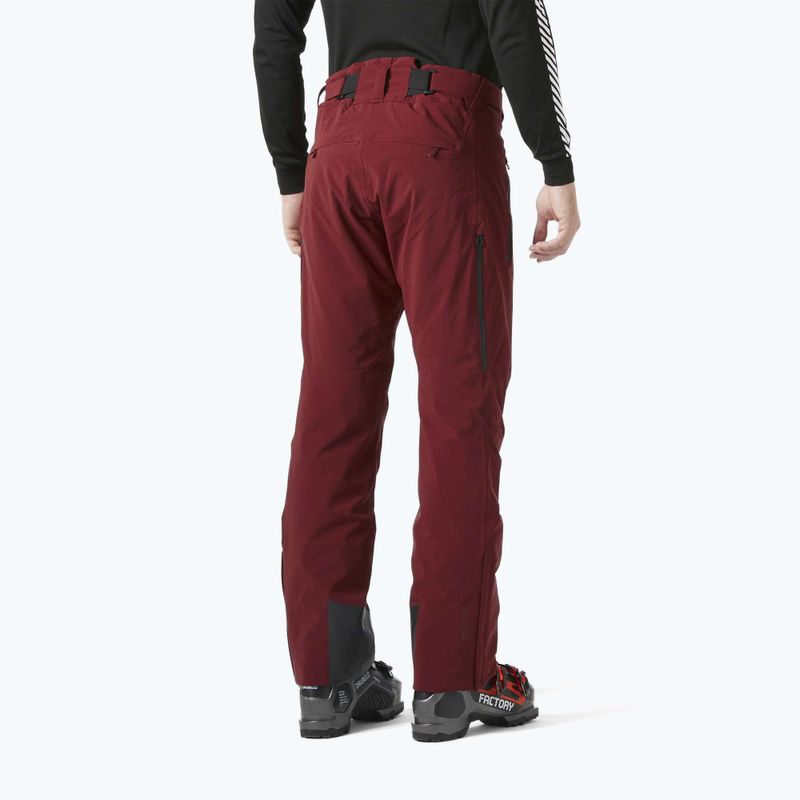 Штани лижні чоловічі Helly Hansen Alpha Lifaloft mars red 2
