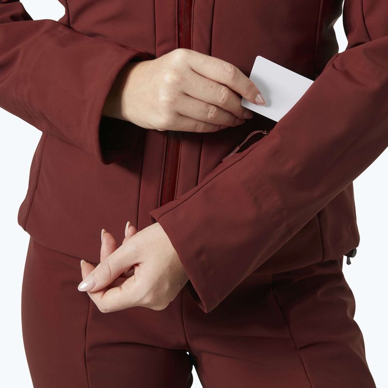 Куртка лижна жіноча Helly Hansen Avanti 3-In-1 Softshell Jacket mars red 4