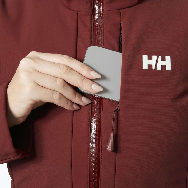Куртка лижна жіноча Helly Hansen Avanti 3-In-1 Softshell Jacket mars red 5