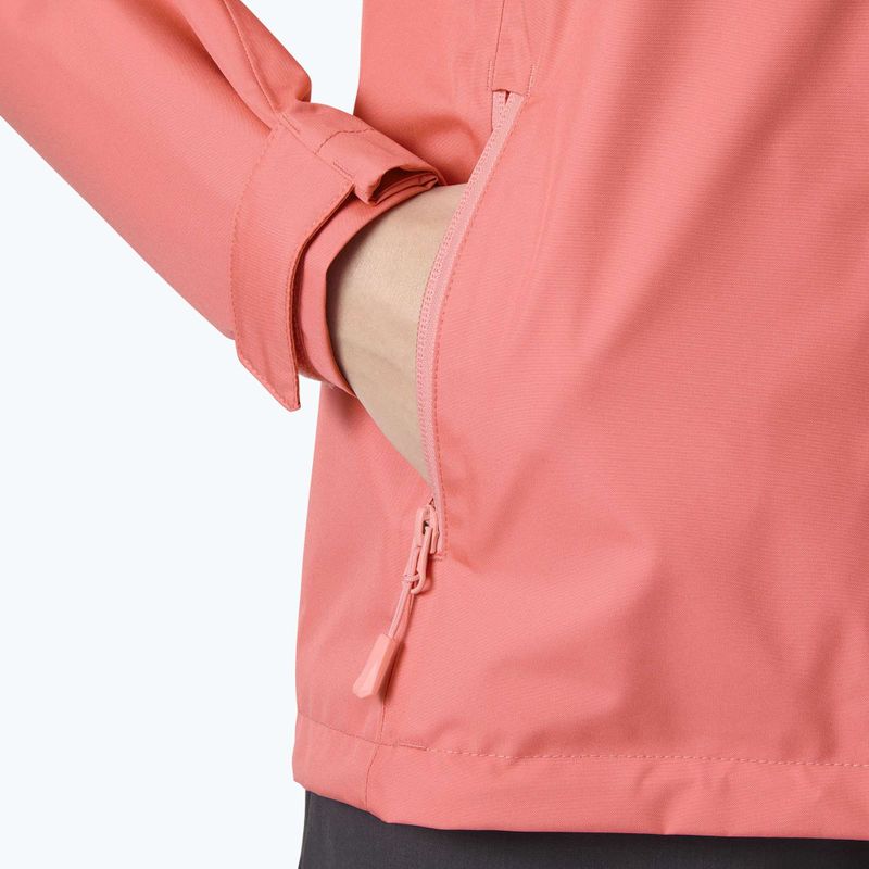 Куртка вітрильна жіноча Helly Hansen Crew Hooded 2.0 sunset pink 6