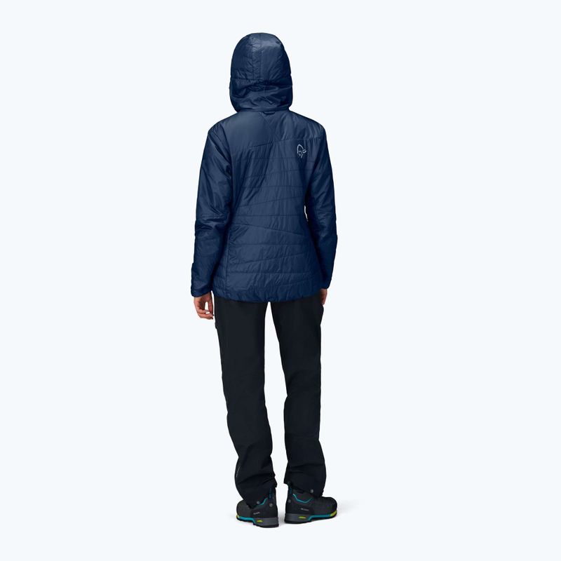 Куртка утеплена жіноча NORRONA Faketind Thermo40 Zip Hoodie indigo night 3