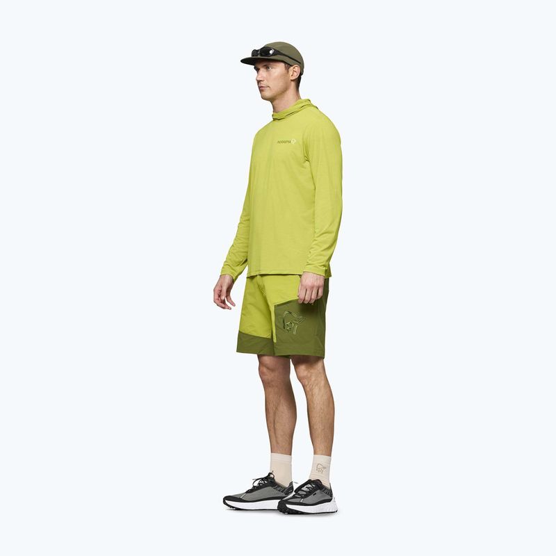 Кофта трекінгова чоловіча NORRONA Femund Tech Hood golden lime 5