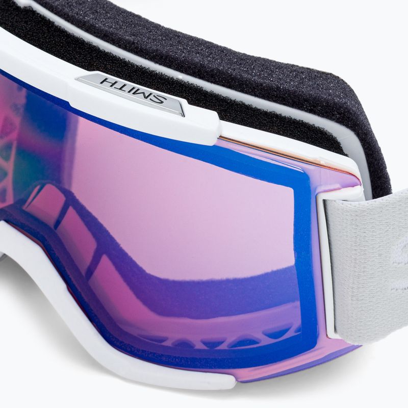 Маска лижна Smith Squad white vapor/chromapop photochromic rose flash M00668 5