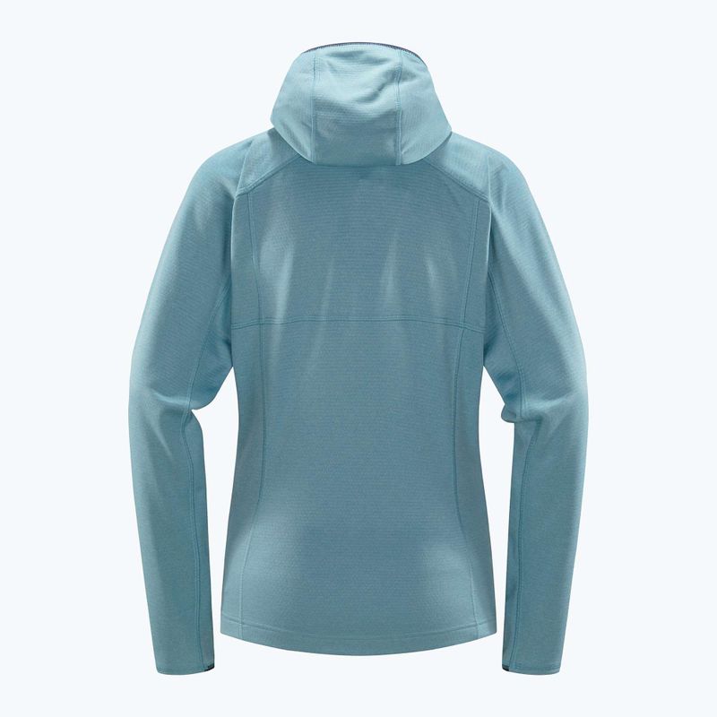 Кофта трекінгова жіноча Haglöfs Skuta Hood блакитна 605072 2