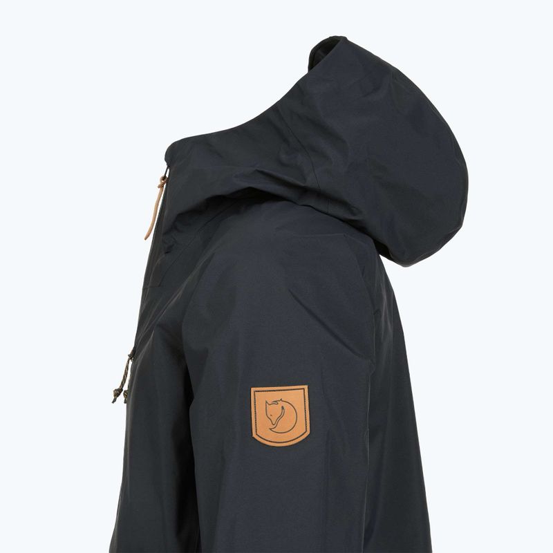Куртка вітрозахисна чоловіча Fjällräven Keb GTX black 3