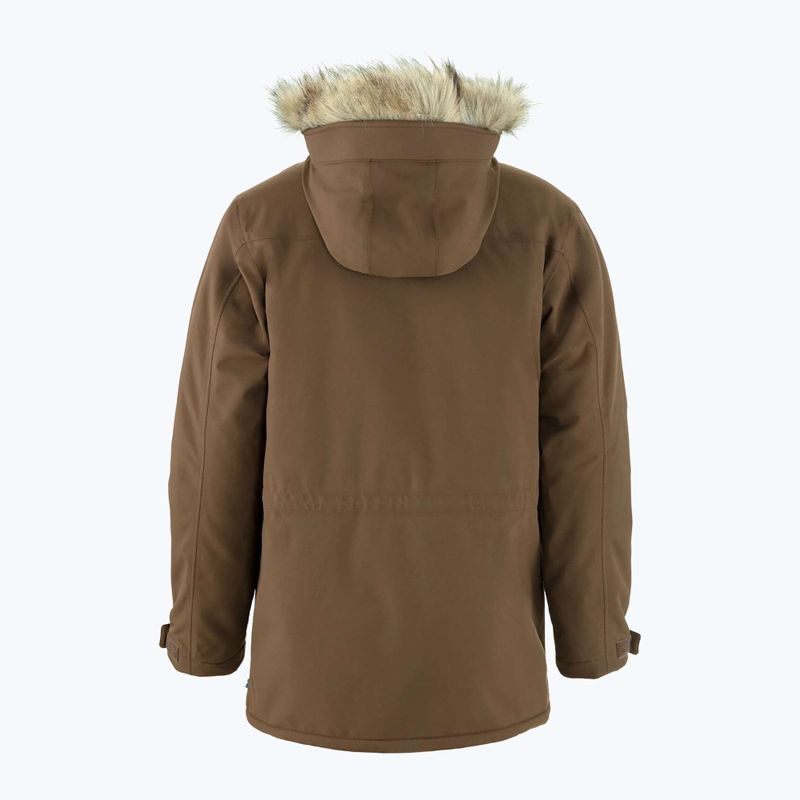 Куртка зимова чоловіча Fjällräven Nuuk Parka dark oak 2