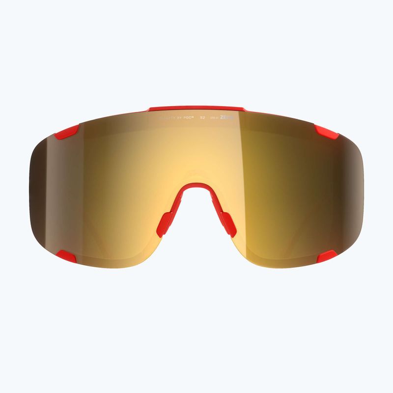Окуляри сонцезахисні POC Devour prismane red/clarity road/partly sunny gold 2