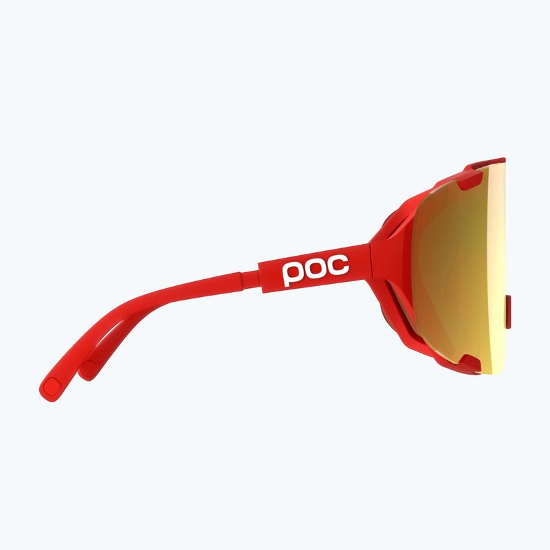 Окуляри сонцезахисні POC Devour prismane red/clarity road/partly sunny gold 4