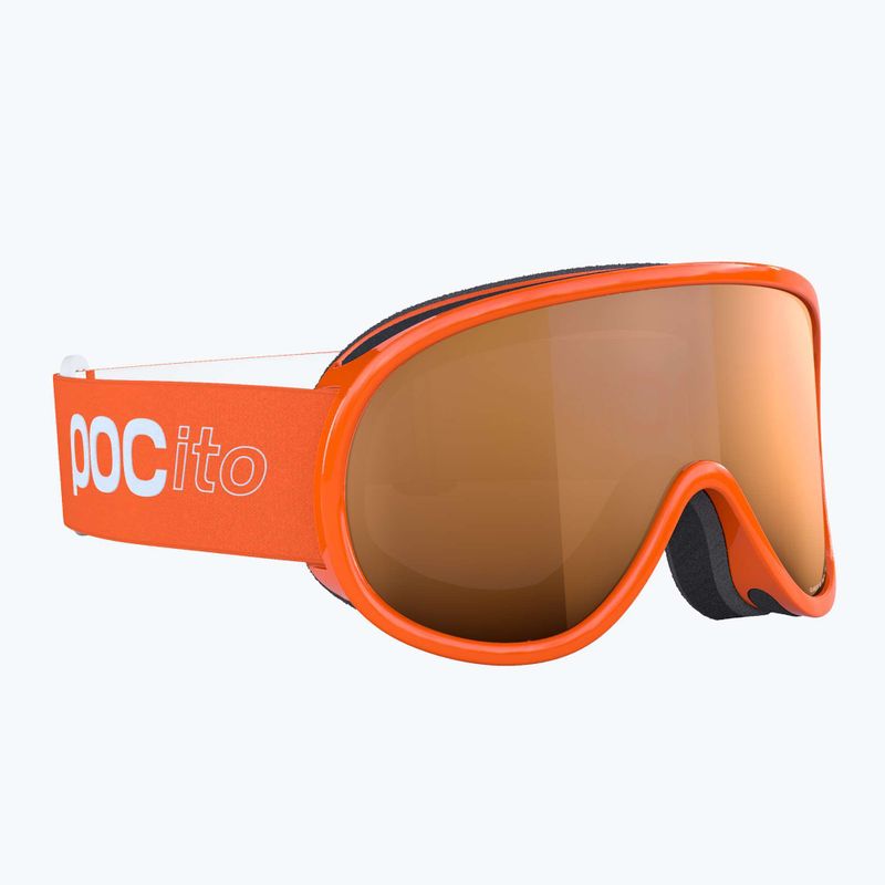 Окуляри гірськолижні дитячі POC POCito Retina Jr S2 fluorescent orange/partly sunny light orange 5