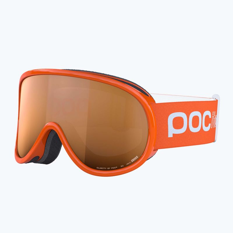 Окуляри гірськолижні дитячі POC POCito Retina Jr S2 fluorescent orange/partly sunny light orange 6