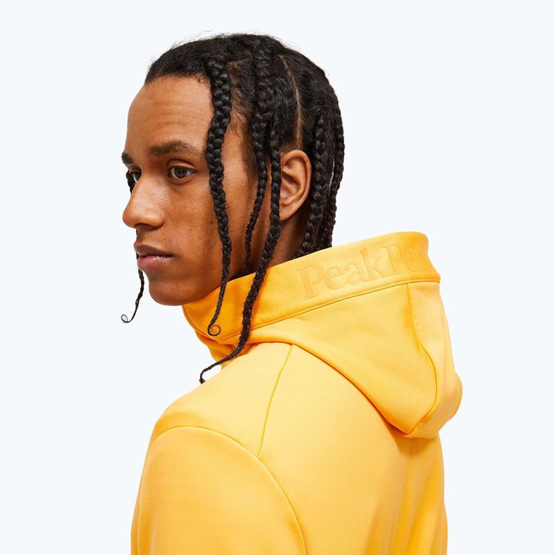 Кофта чоловіча Peak Performance Rider Tech Zip Hood blazing orange 3