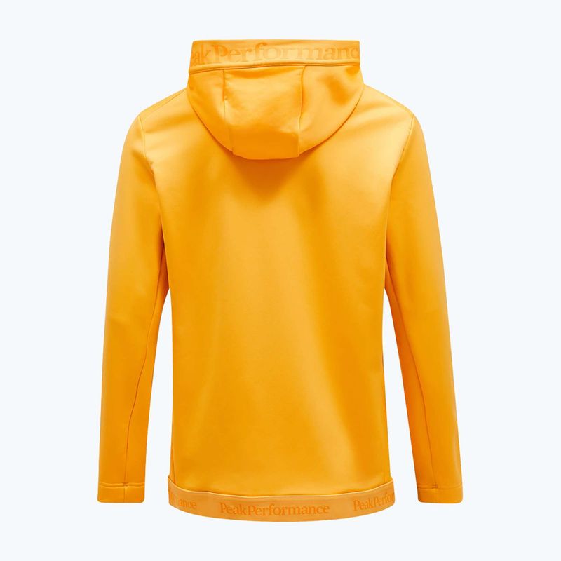 Кофта чоловіча Peak Performance Rider Tech Zip Hood blazing orange 5