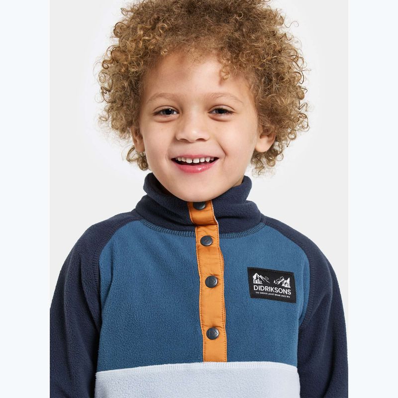 Кофта флісова дитяча Didriksons Monte Half Button cloud blue 6