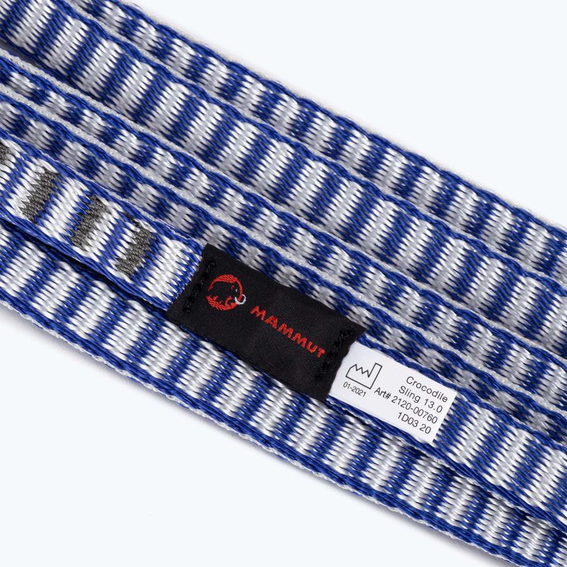 Стрічка альпіністська Mammut Crocodile Sling 13.0 блакитна 2