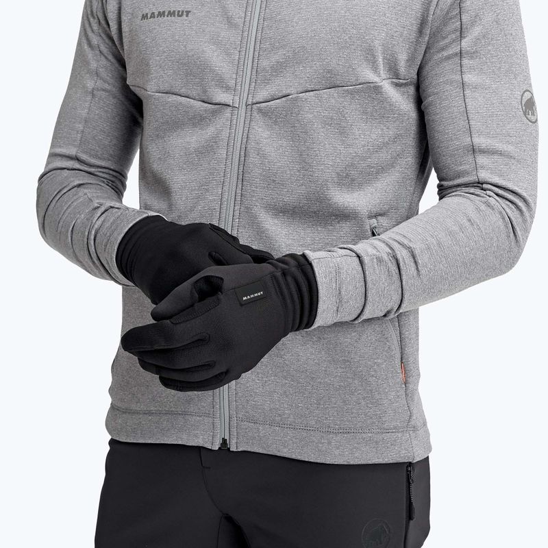 Рукавиці трекінгові Mammut Fleece Pro black 5