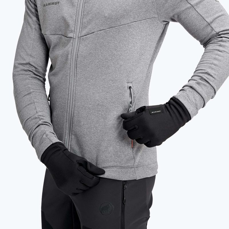 Рукавиці трекінгові Mammut Fleece Pro black 6