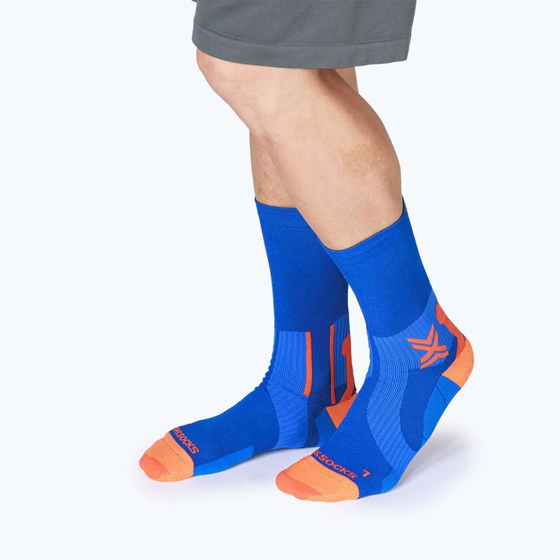 Шкарпетки X-Socks Run Perform Warm Crew twyce blue/orange 6