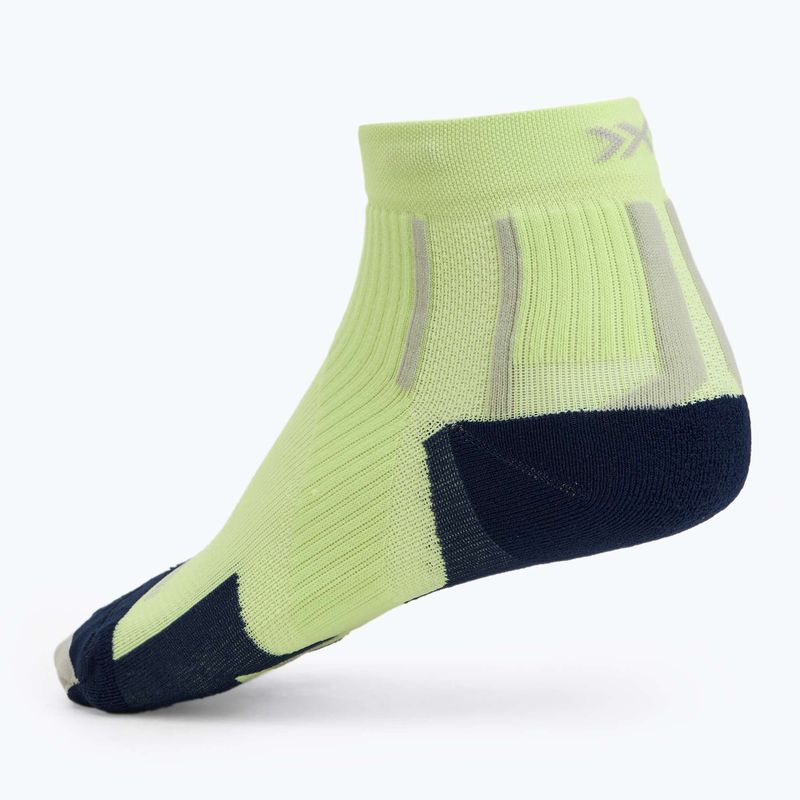 Шкарпетки чоловічі X-Socks Run Perform Ankle neolime/x black 2