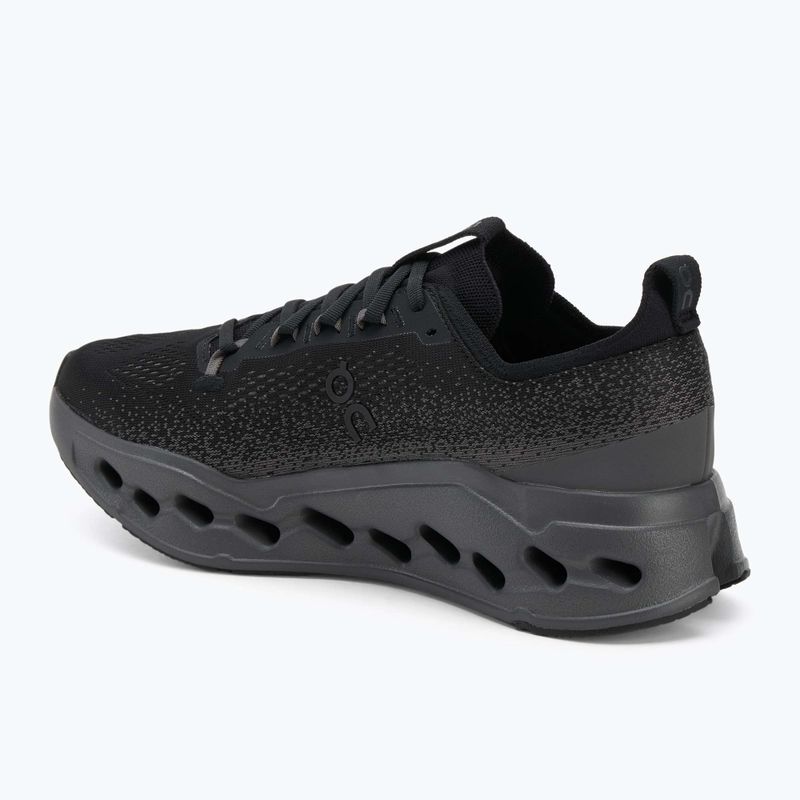 Кросівки для бігу чоловічі On Cloudsurfer  Max Wide black/eclipse 3