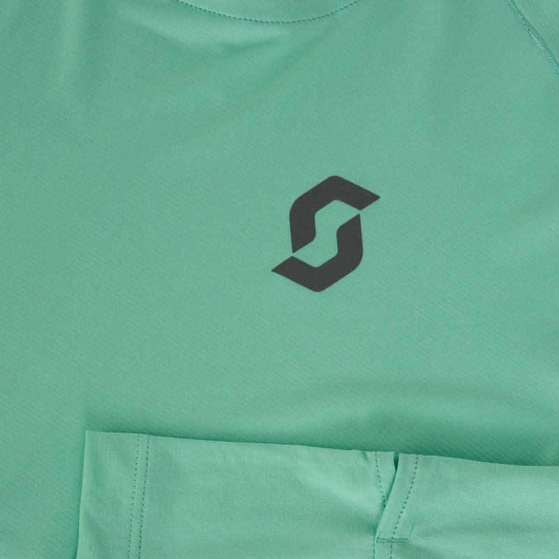 Лонгслів для бігу жіночий SCOTT Endurance Tech miami green 4