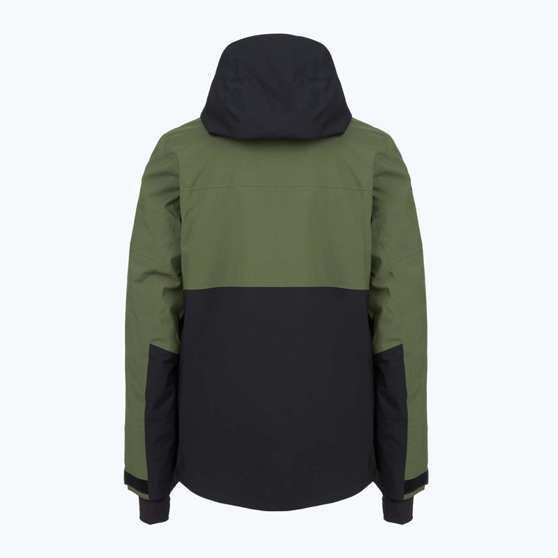 Куртка гірськолижна чоловіча SCOTT Ultimate Dryo 10 douglas green/black 2