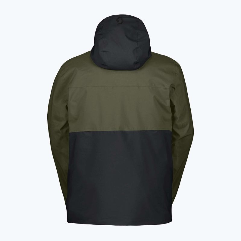 Куртка гірськолижна чоловіча SCOTT Ultimate Dryo 10 douglas green/black 7