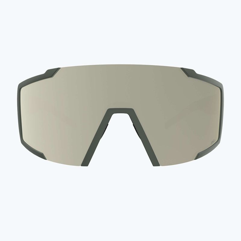 Окуляри сонцезахисні SCOTT Shield khaki green/amp white chrome 2