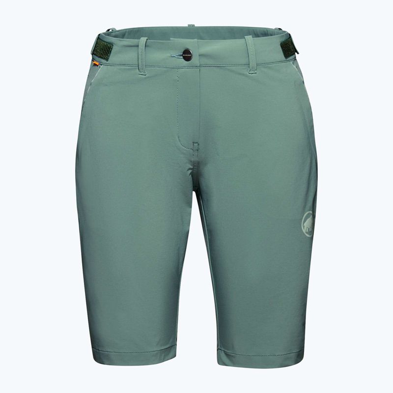 Шорти трекінгові жіночі Mammut Runbold Roll Cuff зелені 1023-00720-40236-36-10 7