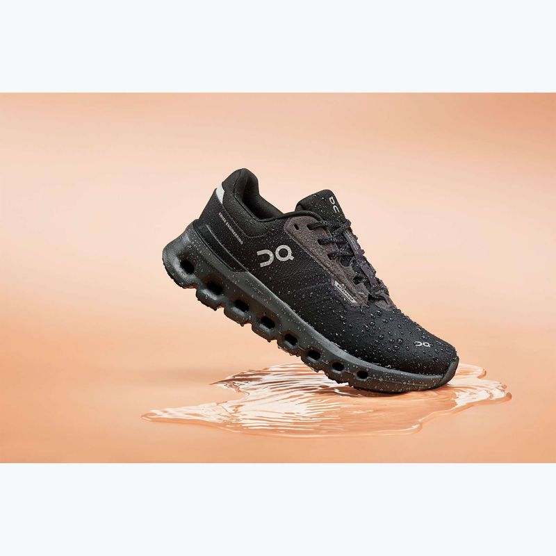 Черевики для бігу чоловічі On Cloudrunner 2 Waterproof magnet/black 8