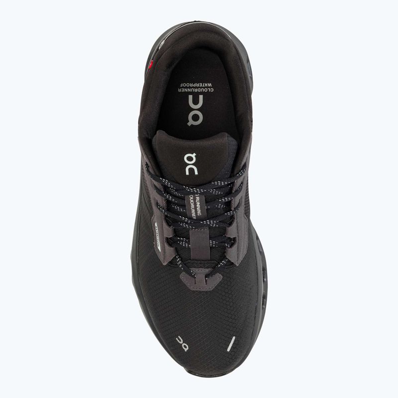 Черевики для бігу чоловічі On Cloudrunner 2 Waterproof magnet/black 5