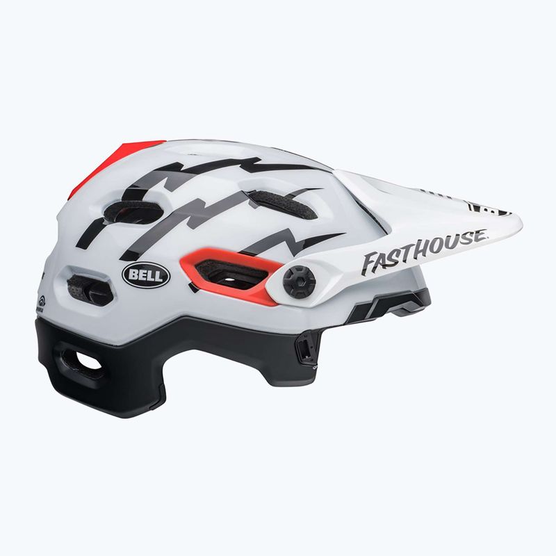 Шолом велосипедний Bell FF Super DH MIPS Spherical fasthouse matte gloss black/white 3
