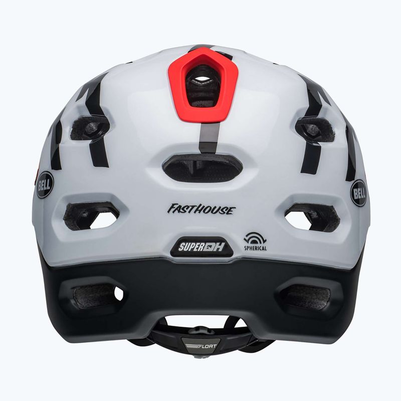 Шолом велосипедний Bell FF Super DH MIPS Spherical fasthouse matte gloss black/white 5