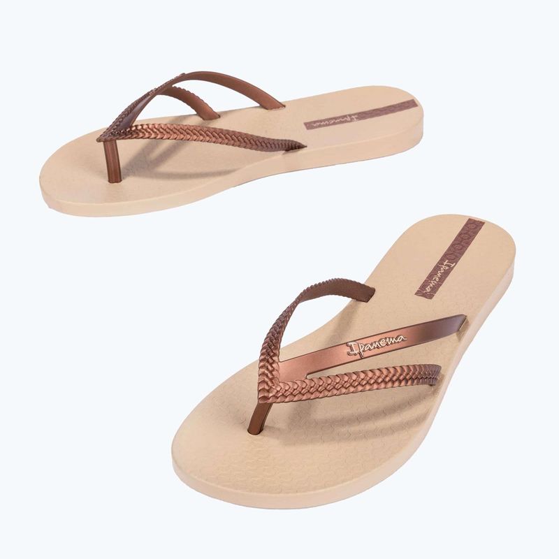 В'єтнамки жіночі Ipanema Bossa beige/copper 10