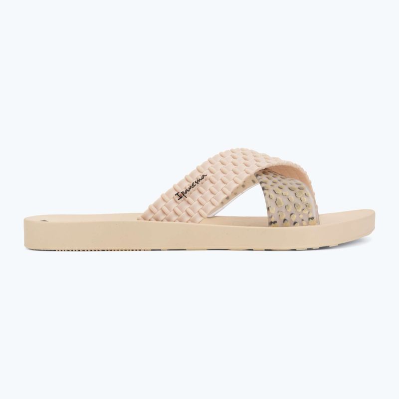Шльопанці жіночі Ipanema Sense Slide beige/beige/black 2