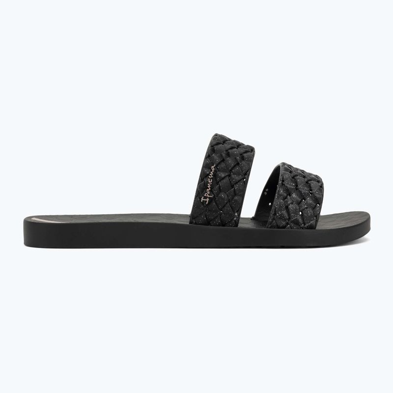 Шльопанці жіночі Ipanema Renda II black/glitter black 2