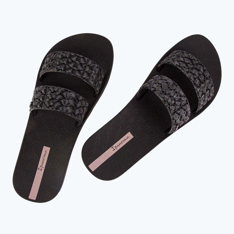 Шльопанці жіночі Ipanema Renda II black/glitter black 10