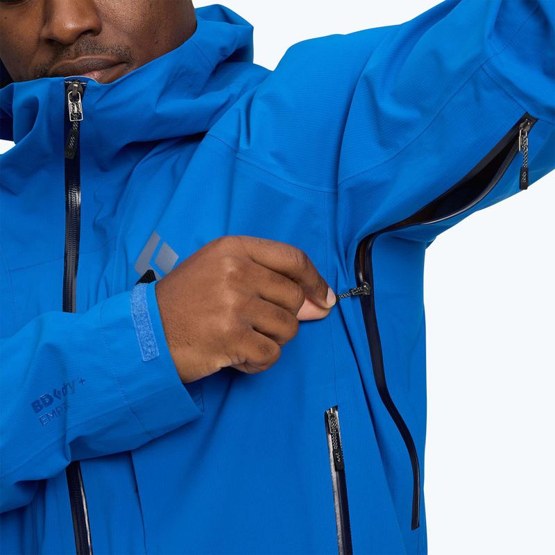 Куртка-дощовик чоловіча Black Diamond Highline Stretch Shell drifter blue 7