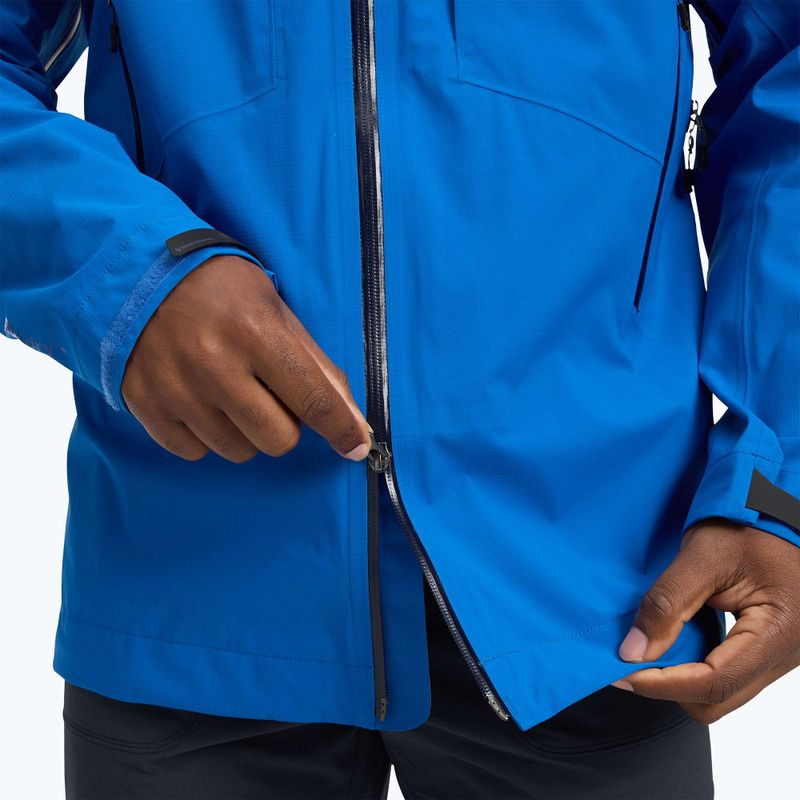 Куртка-дощовик чоловіча Black Diamond Highline Stretch Shell drifter blue 8