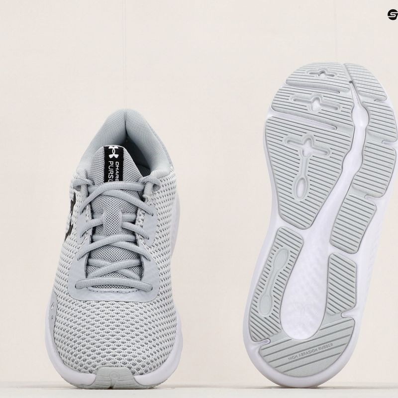 Кросівки для бігу жіночі Under Armour Charged Pursuit 3 сірі 3024889 17