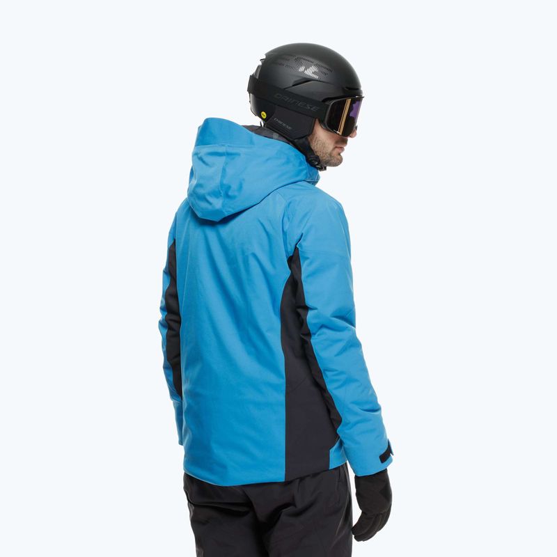 Куртка гірськолижна чоловіча Dainese Etra Aerosense Dry Core Ready blue/stretch limo 3