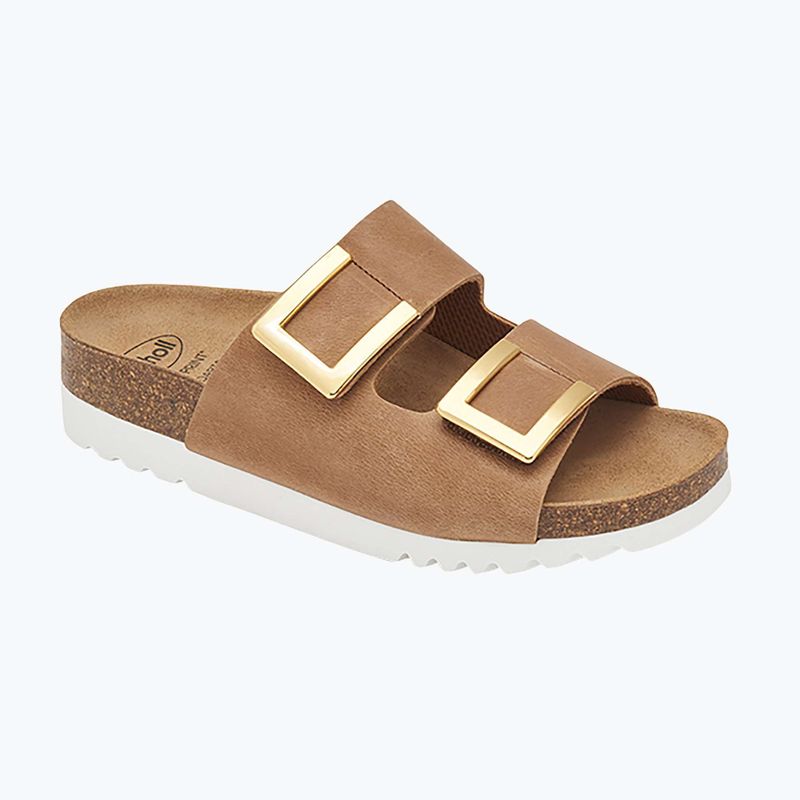 Жіночі шльопанці Scholl Montery 2 Straps Ad Med cognac 8