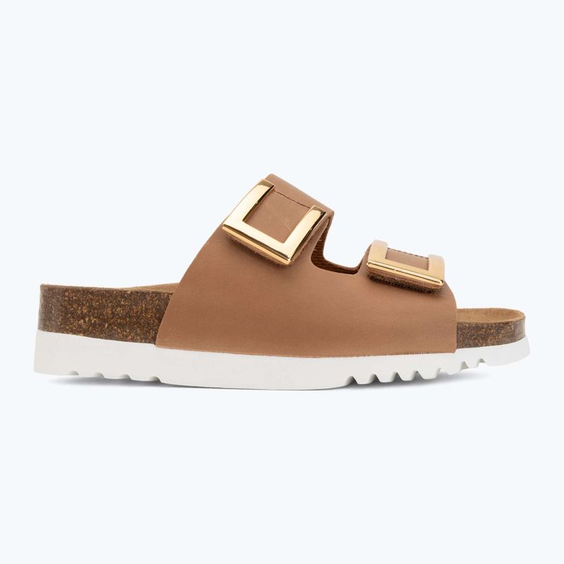 Жіночі шльопанці Scholl Montery 2 Straps Ad Med cognac 2
