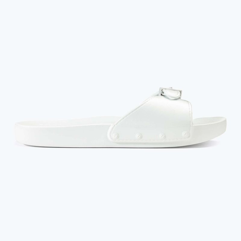 Жіночі шльопанці Scholl Pescura Flat Aqua Eva білого кольору 2